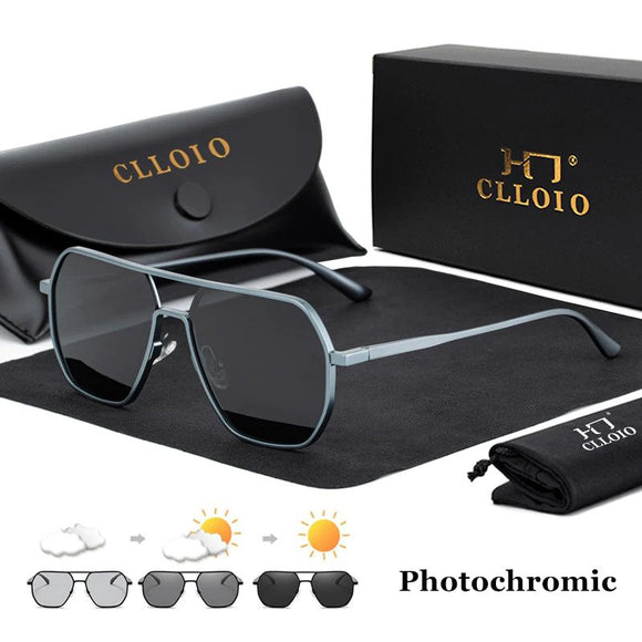 Aluminum Photochromic Polarized Sunglasses