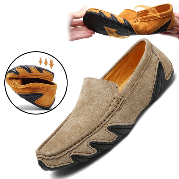 Breathable Quality Leather Driving Shoes