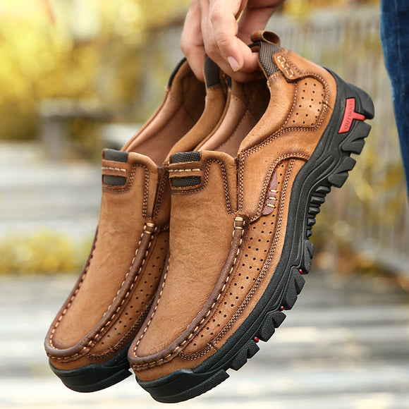 Genuine Leather Mens Outdoor Shoes