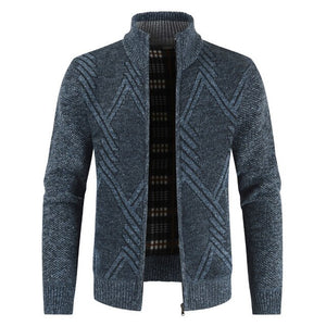 Geometric Casual Knitted Cardigans