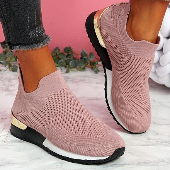 Mesh Slip-on Womens Casual Sneakers