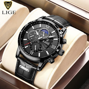 Luxury Leather Casual Quartz Watch