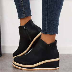 4cm Heel Womens Ankle Boots