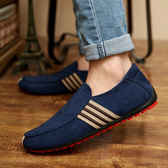 Breathable Canvas Loafers Driving Shoes