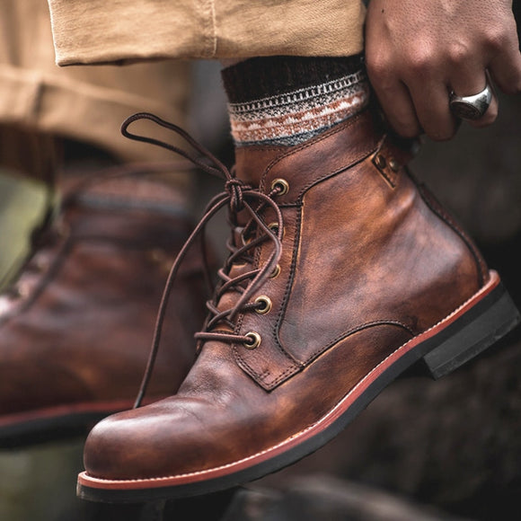 Fashion Leather Martin Boots