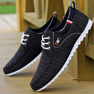 Breathable Casual Canvas Driving Shoes