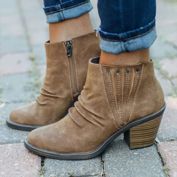 Fashion Womens Casual Ankle Boots
