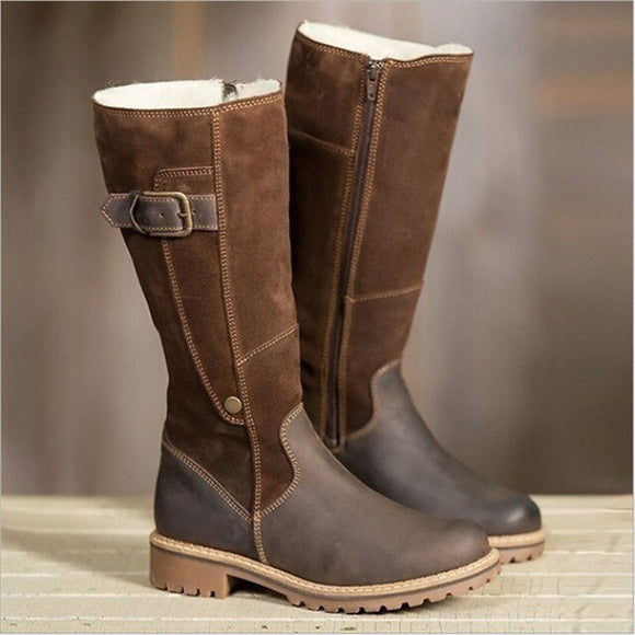 Womens High Top Knight Boots