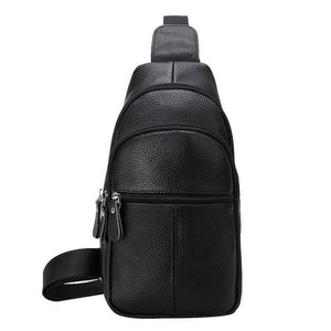Genuine Leather Mens Chest Bag