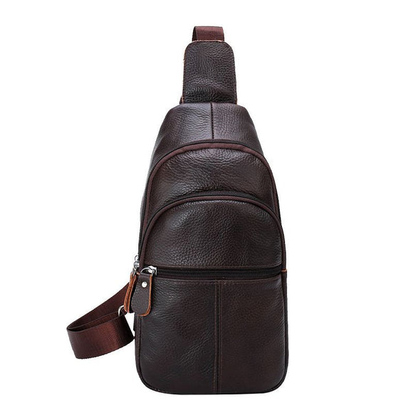 Genuine Leather Mens Chest Bag