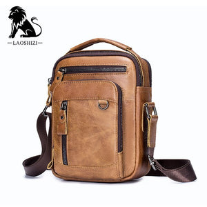 Genuine Leather Designer Messenger Bag