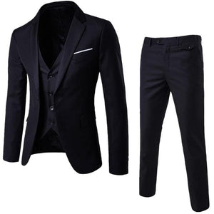 Slim Fit Classic 3 Pieces Suit