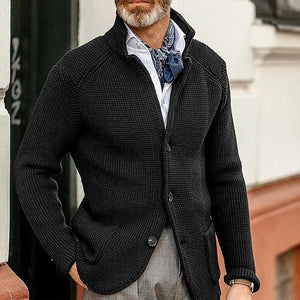 Trendy Knitting Lapel Wear-resistant Coat