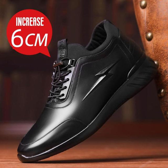 Genuine Leather Comfy Height Increase Shoes