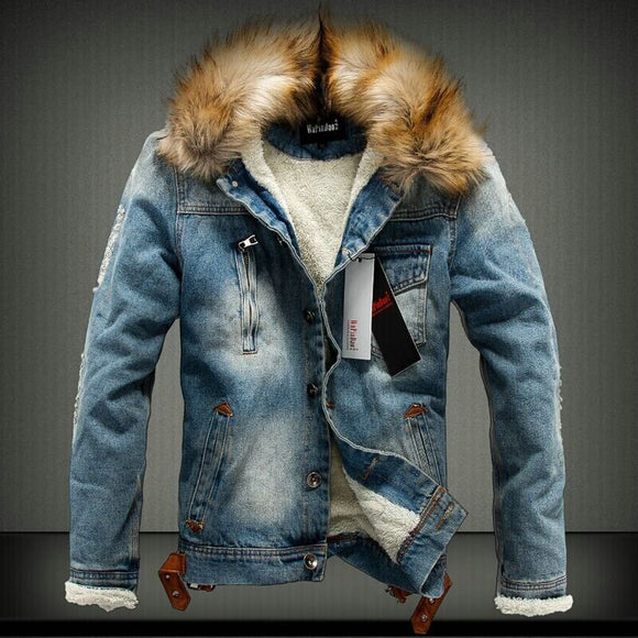 Winter Hooded Parka Retro Jacket