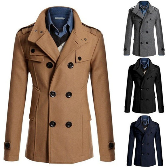 Double Breasted Fashion Trench Coat