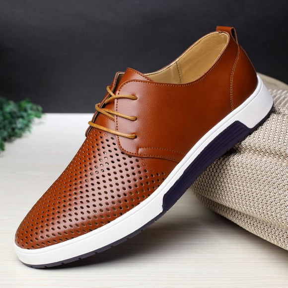 Leather Breathable Casual Shoes