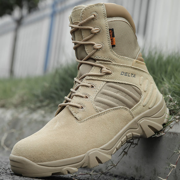 Military Tactical Leather Waterproof Boots