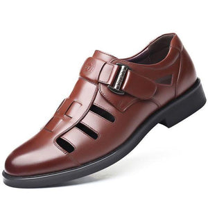 Breathable Casual Leather Oxfords