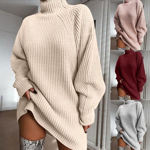 Loose Knitted Womens Casual Sweater