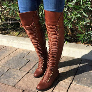Womens Handmade Leather High Boots