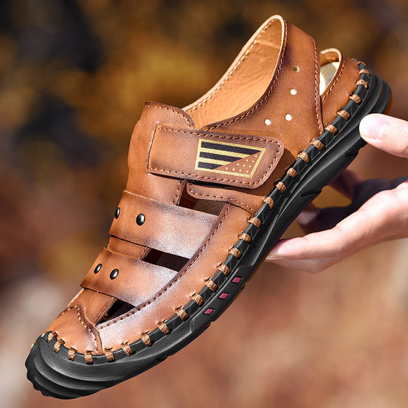 Genuine Leather Outdoor Soft Sandals