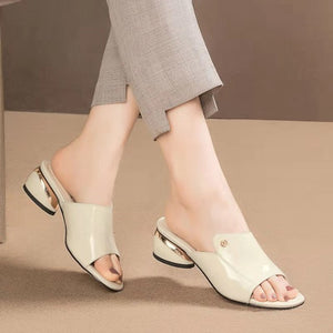 Summer Fashion Heels Slides Shoes
