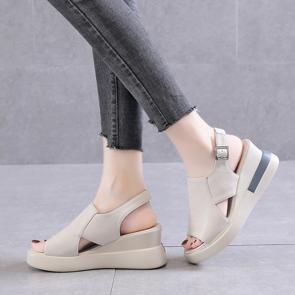 Womens Summer Wedge Sandals Slippers