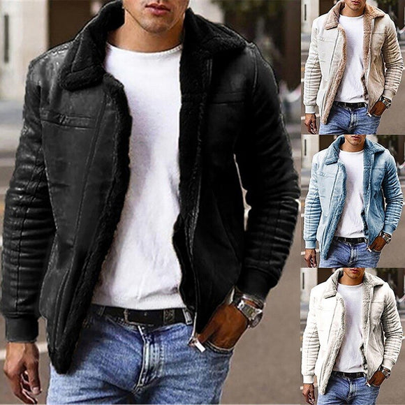 Fleece Lined Leather Jackets