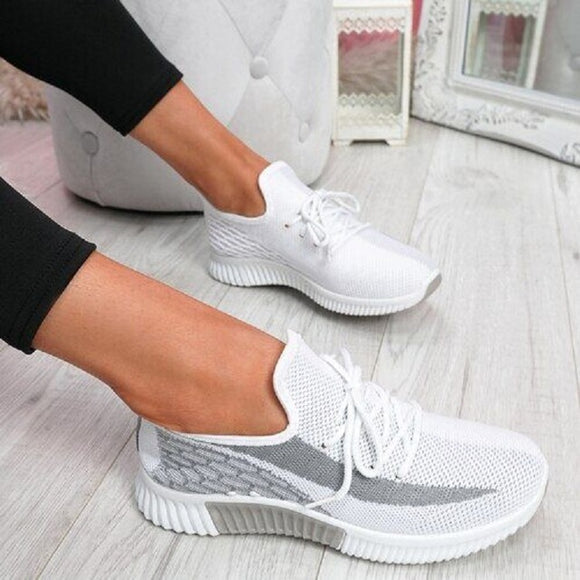 Mesh Breathable Womens Light Sneakers
