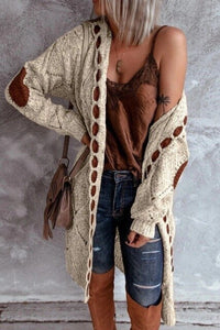 Womens Vintage Knitted Cardigan