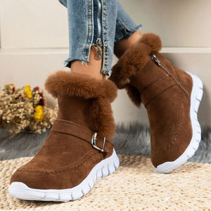 Womens Plush Lined Snow Boots