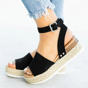 Plus Size Platform Sandals