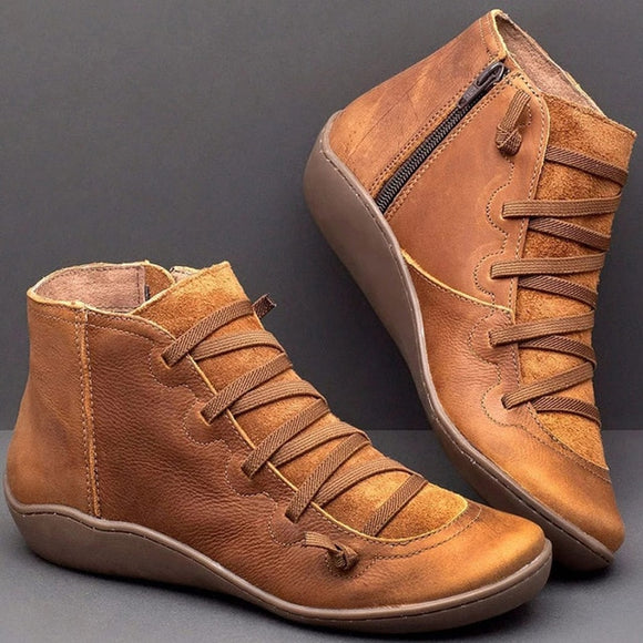 Soft Leather Womens Ankle Boots