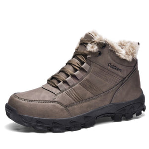 Waterproof Military Fur Snow Boots
