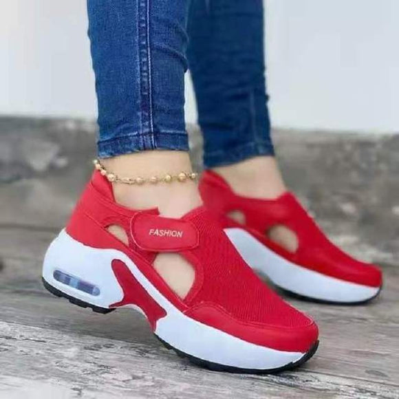 Air Mesh Womens Platform Sneakers