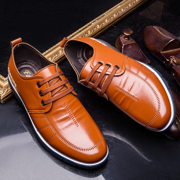 Genuine Leather Men Business Shoes