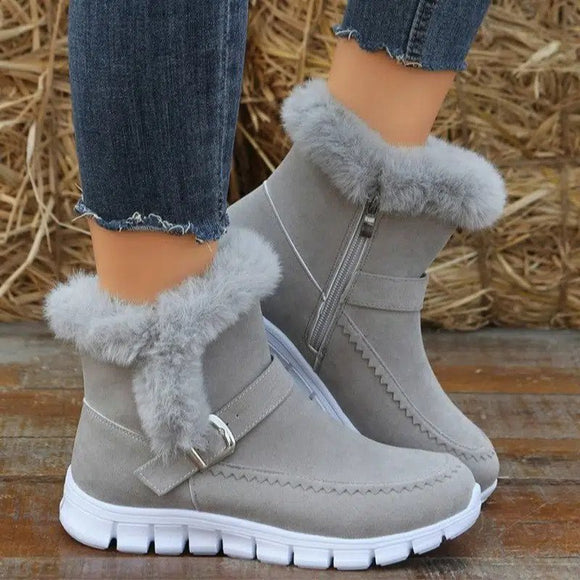 Womens Plush Lined Snow Boots