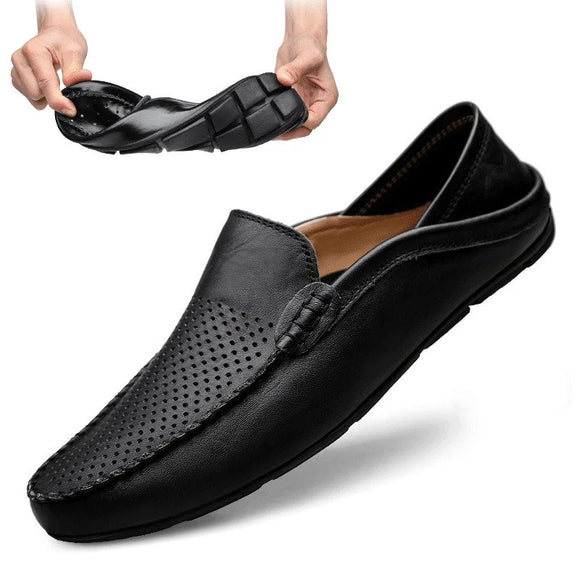 Genuine Leather Light Breathable Moccasins
